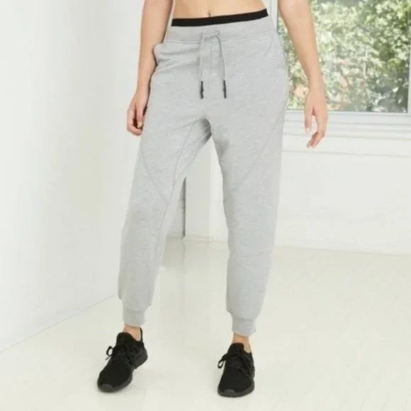 JoyLab Pants Jumpsuits Joylab Midrise Cozy Jogger Pants With Drawstring Gray M Poshmark